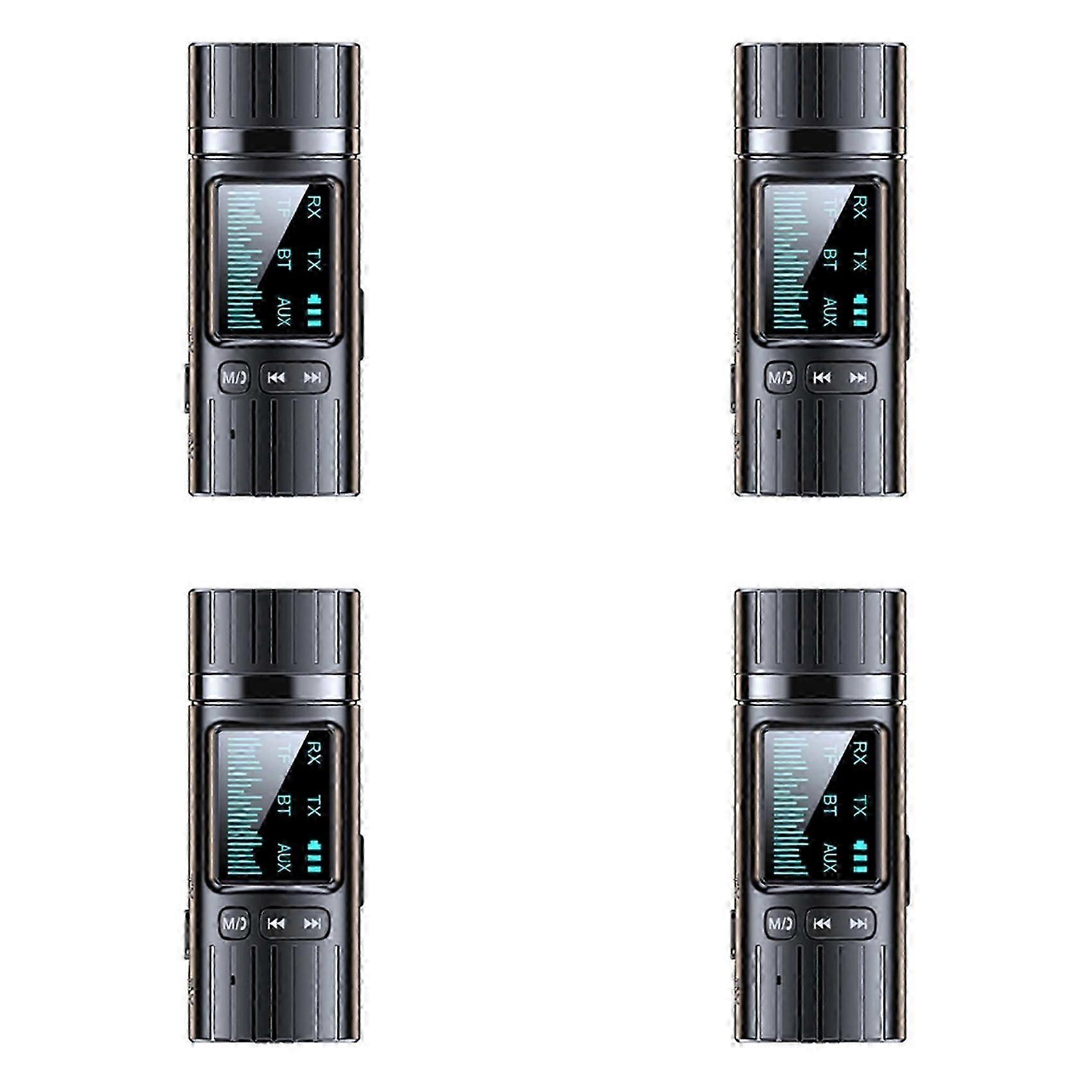 Adaptateur Bluetooth 5.4 Gt72 (x4) - Récepteur-émetteur Aux 3,5 Mm Et Usb - Plug & Play - Compatible Carte Tf Pour Tv Et Pc Qaq