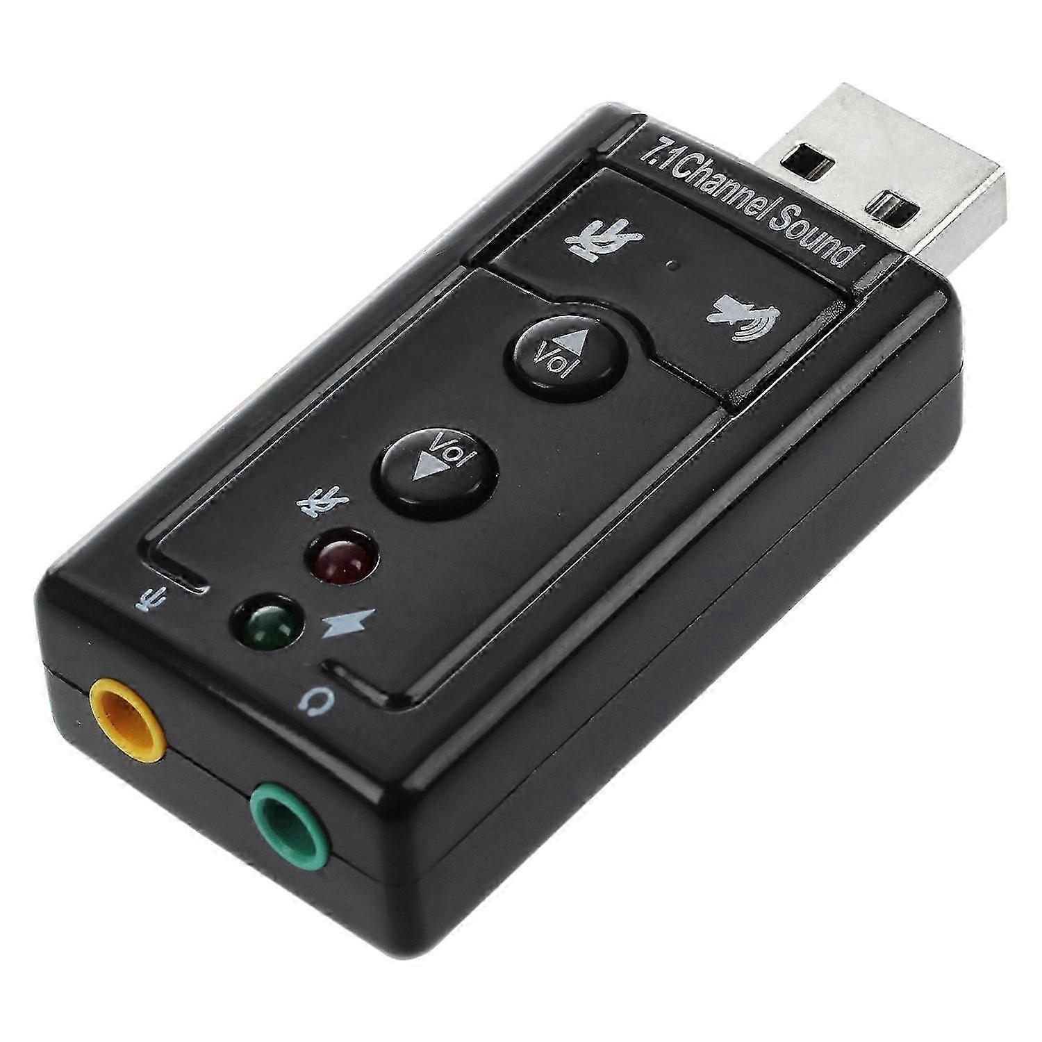 Carte Son Externe Usb 7.1 Canaux, Adaptateur Audio Kns