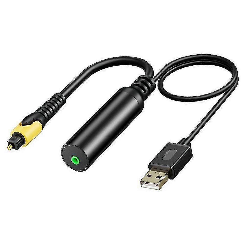 Câble Audio Numérique Usb À Fibre Optique, Convertisseur Spdif Vers 3,5 Mm À Port Carré Pour Connexion À Un Amplificateur Audio De Haute Qualité