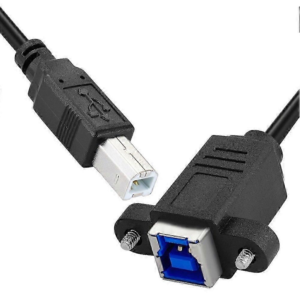 Câble D'Extension Usb 3.0 Type-b Femelle Vers Usb 2.0 Type-b Mâle 5 Gbit/s Pour Disque Ssd, Appareil Photo, Transfert De Données, 30 Cm, Fdq