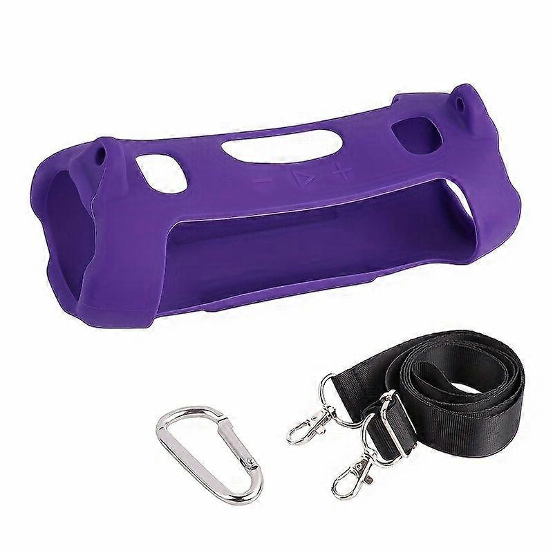 Étui De Protection En Silicone Pour Enceinte Bluetooth Portable Avec Bandoulière, Style Sac À Dos De Voyage