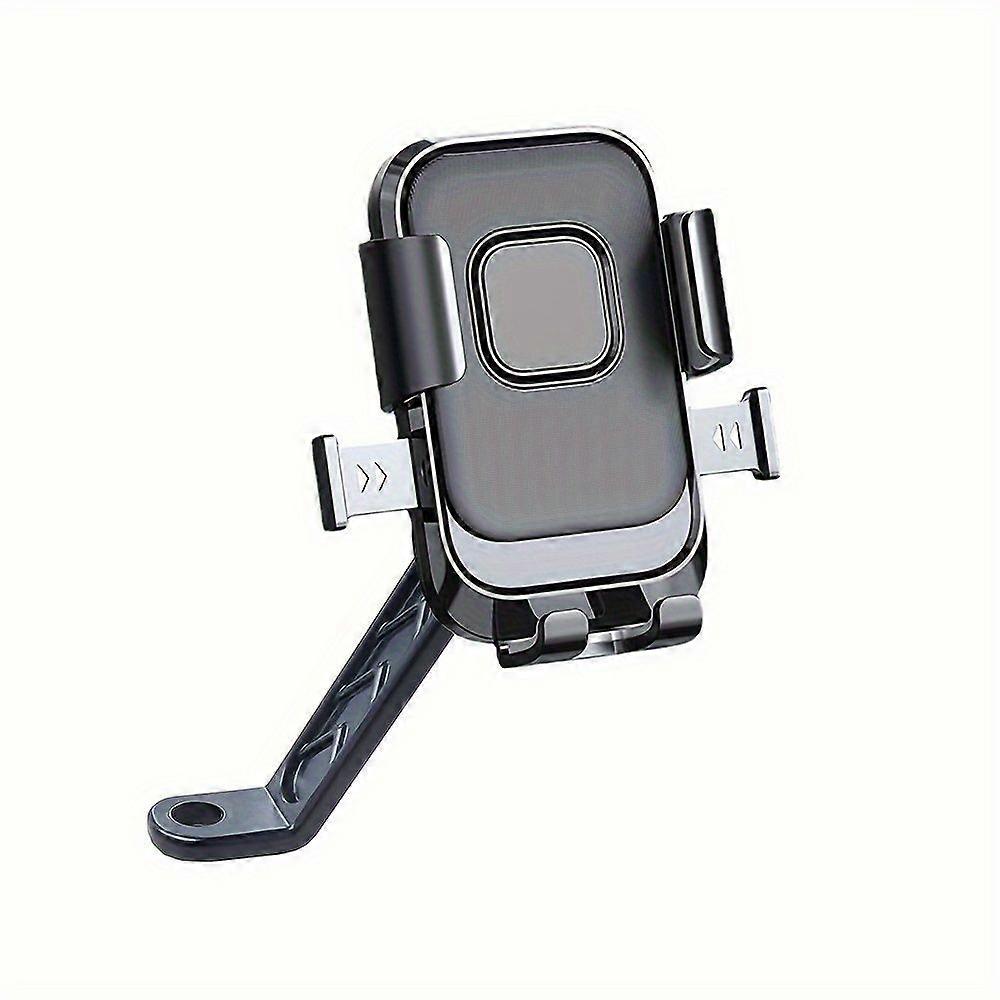 Support Universel Pour Téléphone De Voiture Et Moto, Fixation À Pince Réglable, Antichoc Et Stable, Compatible Avec Les Écrans Tactiles Pour Véhicules Électriques, Vélos Et Scooters.