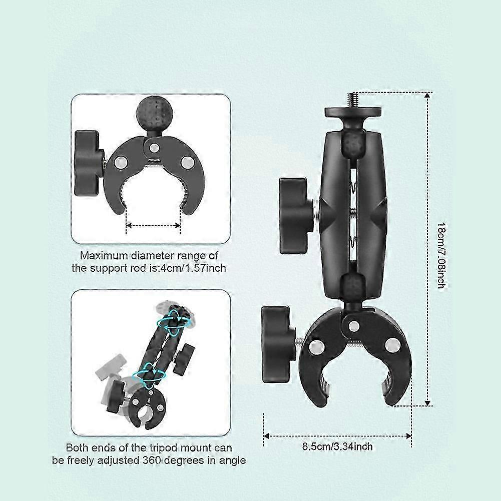Compatible Avec Le Support De Poteau Starlink Mini 2025, Fixation Par Pince Réglable Avec Adaptateur Pour Trépied, Filetage 1/4-20, Adaptateur Pour Tuyau Born 2024/2025