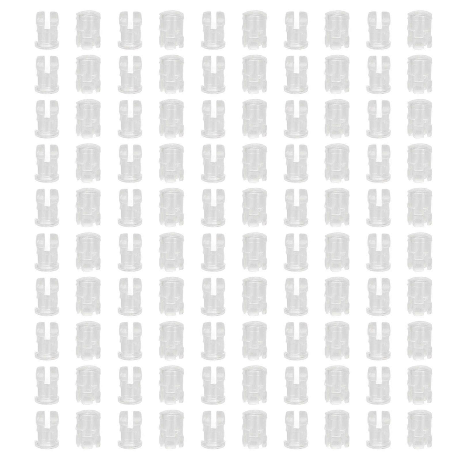 Lot De 100 Capuchons De Protection Transparents Pour Diodes Électroluminescentes (led) De 3 Mm, Composants Électroniques De Qualité Supérieure.