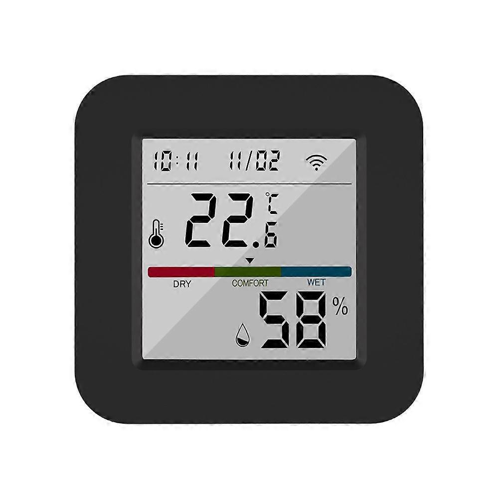 Tuya Wifi Ir Universalfernbedienung Mit Temperatur- Und Feuchtigkeitssensor, Kompatibel Mit Der Smart Life App Und Funktioniert Mit Alexa Und Google Home.