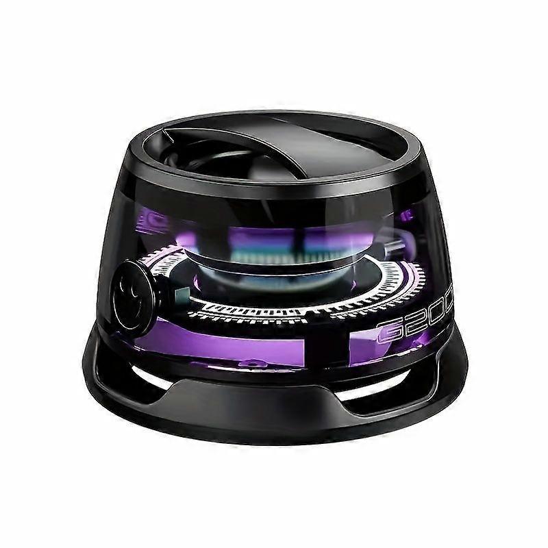 Enceinte Sans Fil Portable Avec Éclairage Sept Couleurs Et Support À Ventouse Magnétique, Mini-enceinte Hd Rechargeable 500 Mah Pour Jeux En Extérieur, Voiture, Voyage Et Plein Air