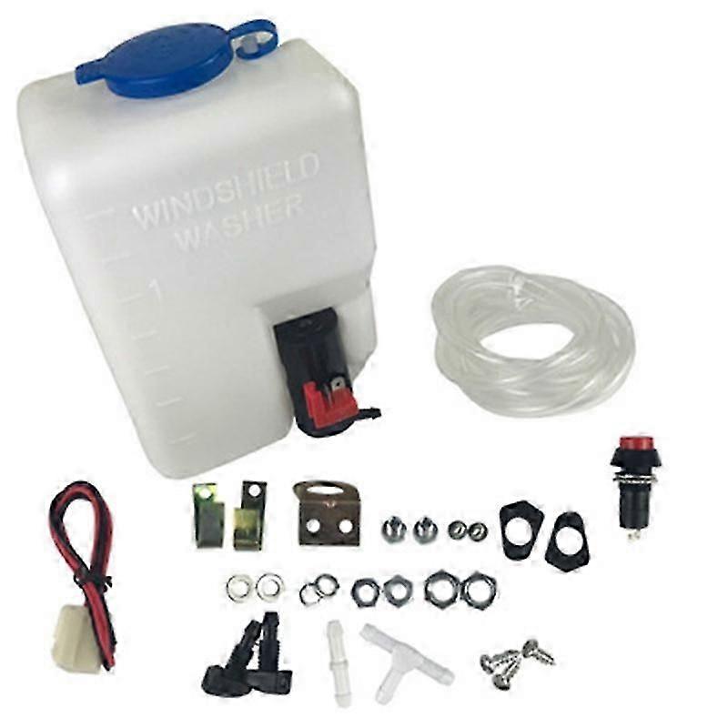Kit De Pompe À Réservoir Lave-glace 12 V 1,5 L Pour Moto Et Voiture (pa)