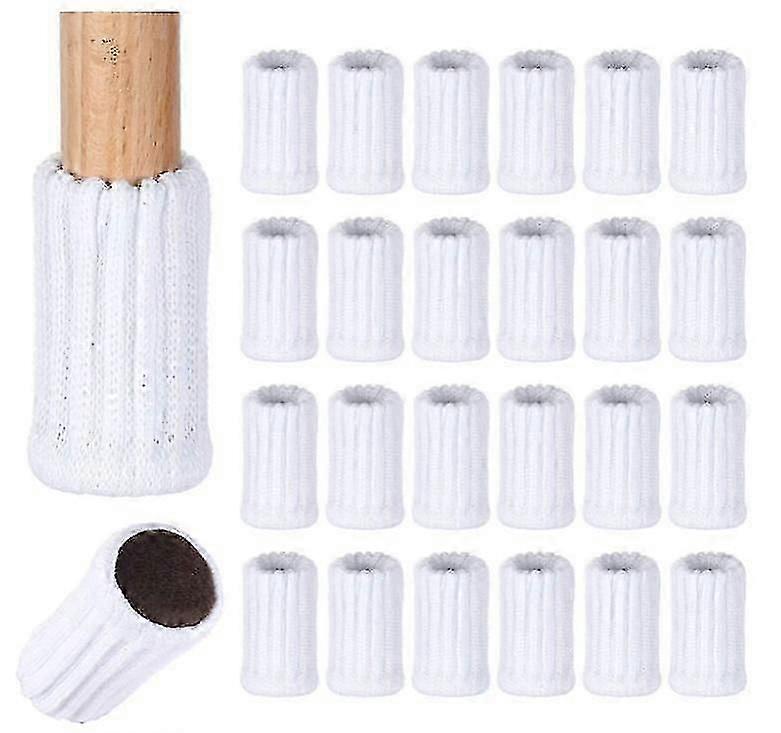Lot De 16 Protège-pieds De Chaise En Maille, Chaussettes Pour Meubles
