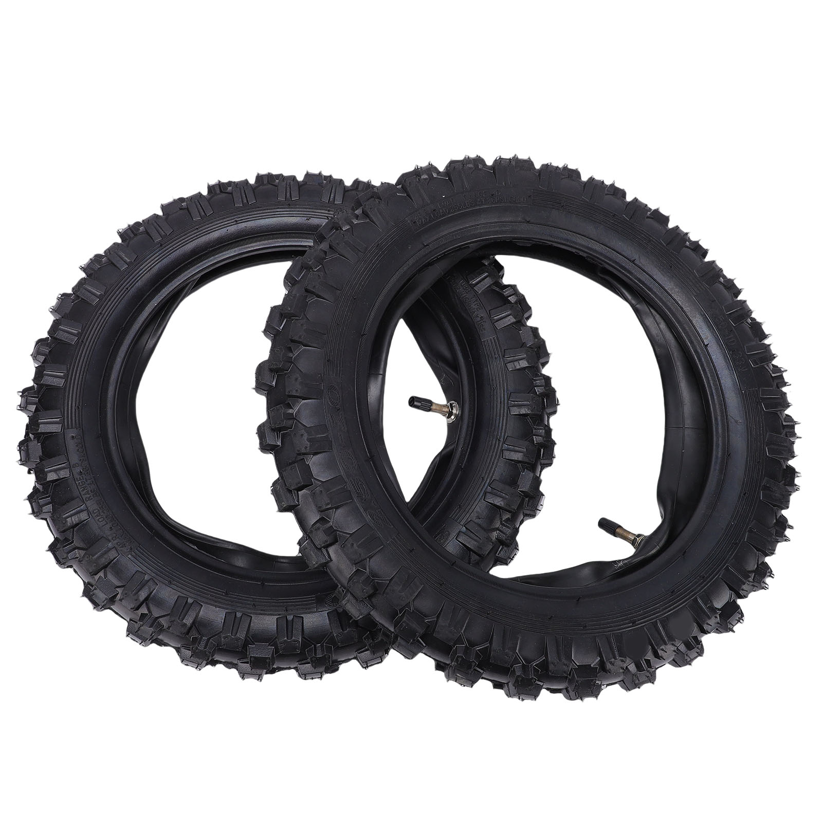 Reifensatz (2,5 Bis 10 Zoll) Für Geländefahrten, Inklusive Schlauch, Für Suzuki Drz70 Jr50 Dirt Bike (2,50-10 Zoll, 2,5/2,75-10 Zoll).