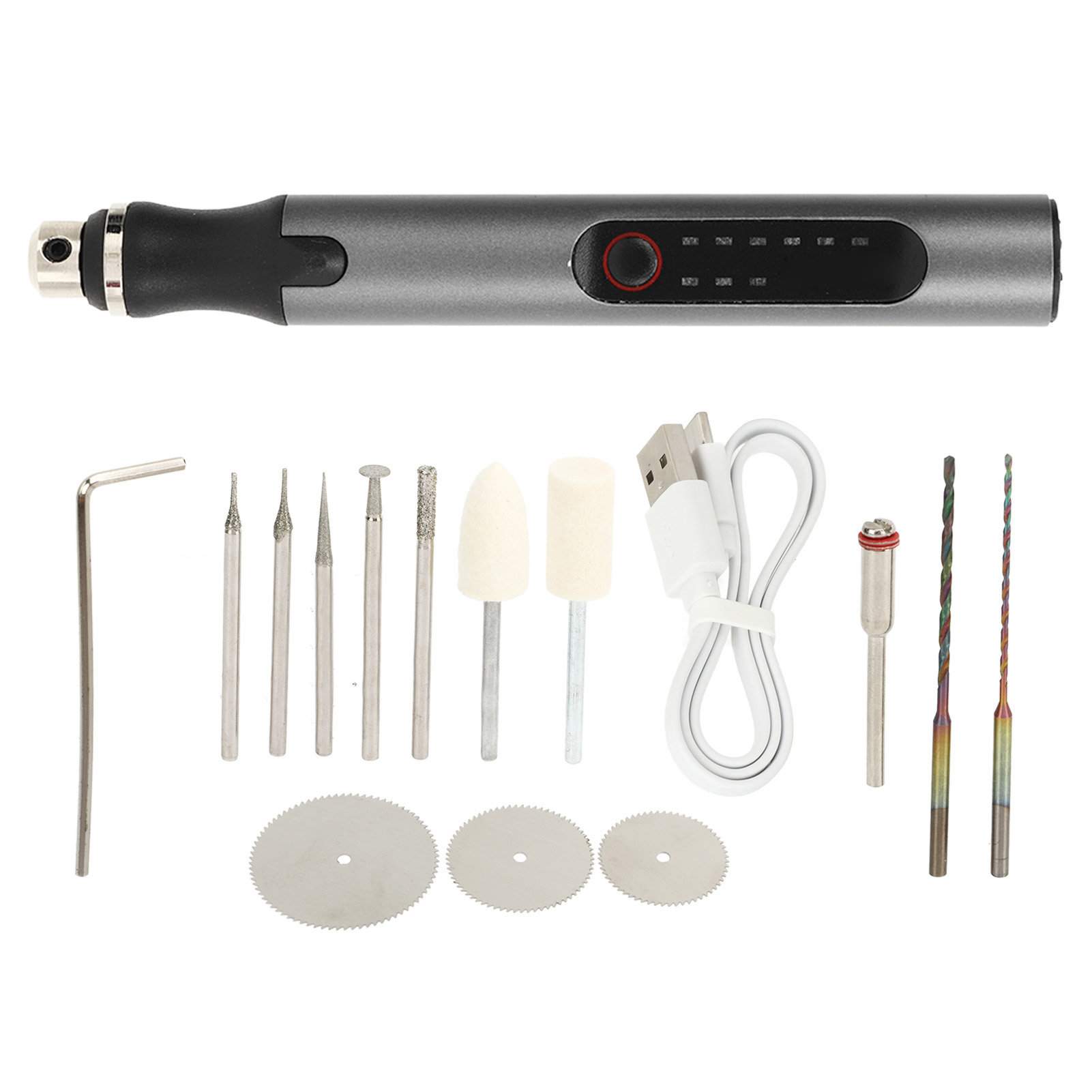 Mini-usb-wiederaufladbarer Elektrischer Schleifer, Tragbar, Zum Schleifen, Polieren Und Gravieren (mit Batterie).