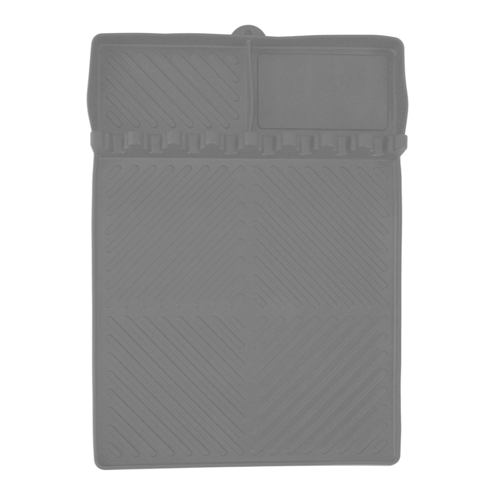 Silikon-backmatte Mit 8 Mulden, 40,6 X 29,2 Cm, Rutschfest, Hitzebeständig, Leicht Zu Reinigen, Ideal Zum Backen. Farbe: Grau.