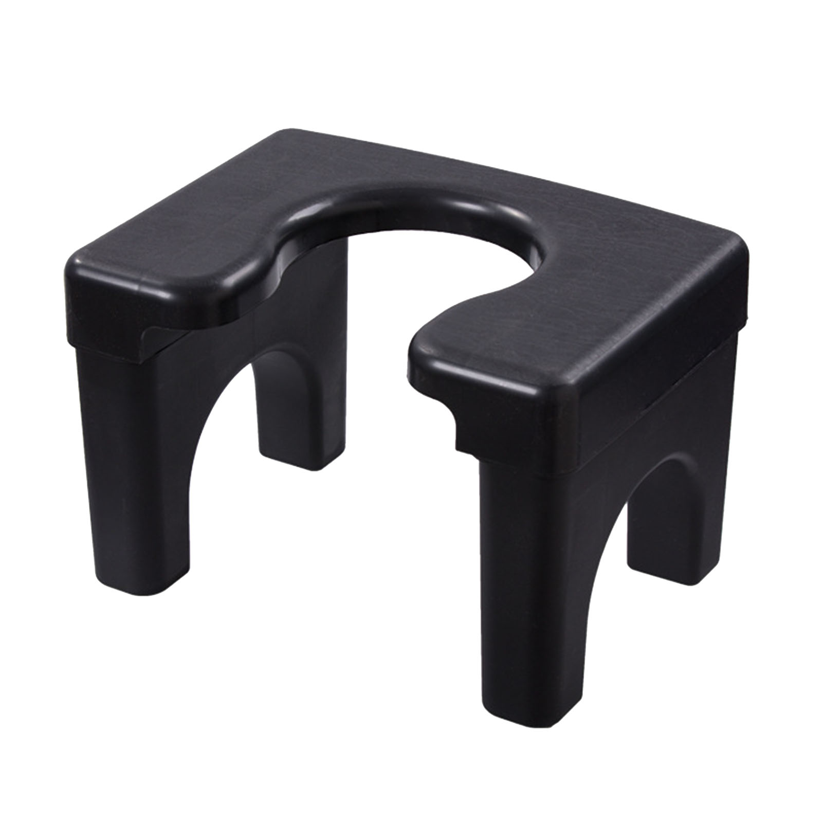 Tragbarer Toilettenhocker Im Türkischen Stil, Hygienischer, Rutschfester Badezimmerhocker, Multifunktionaler Toilettenstuhl, Schwarz, Ausführung Für Erwachsene.