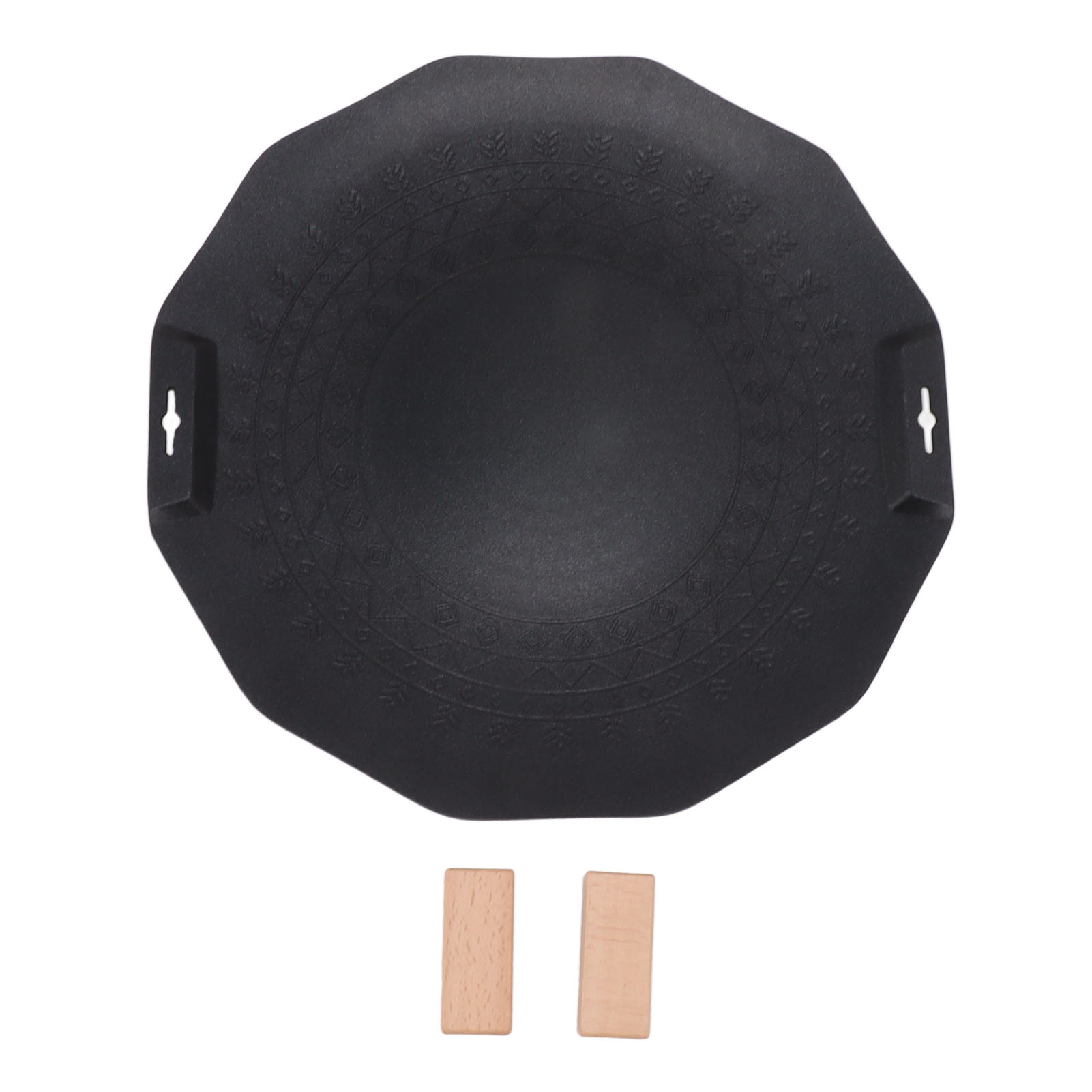 Grillpfanne Mit Gleichmäßiger Hitzeverteilung, Guter Wärmeisolierung, Antihaftbeschichtung Und Hitzebeständig, Ideal Für Partys Und Camping, 40 Cm/15,7 Zoll.