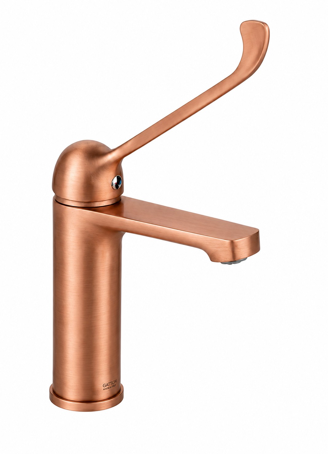 Waschtischarmatur Mit Klinischem Hebel In Matter Kupferfarbe Gattoni 5004650vc.lc Kupfer