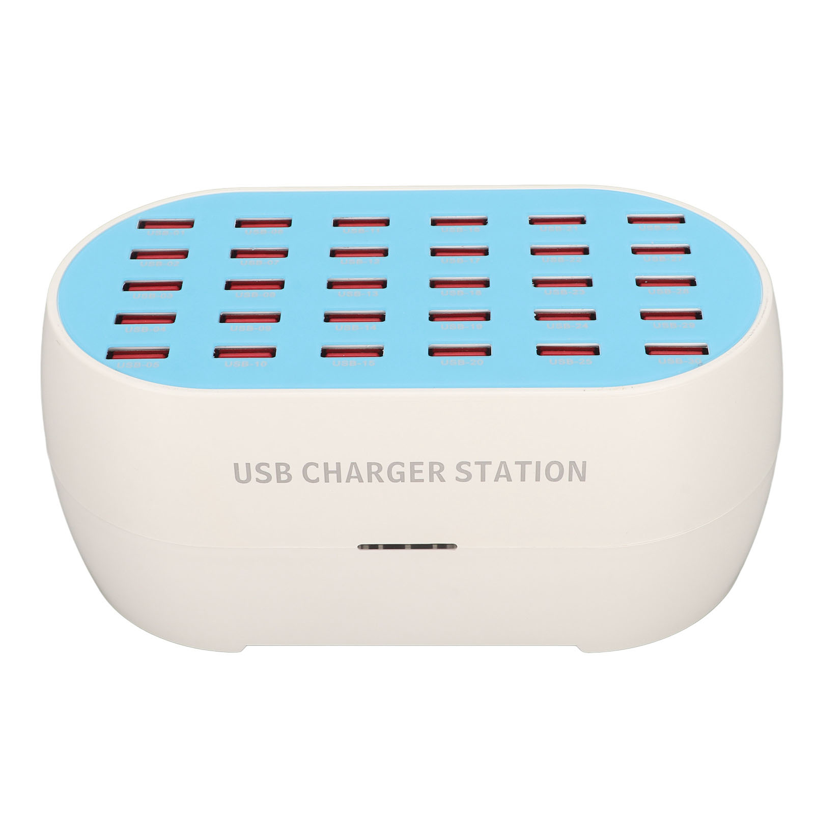 160-w-usb-ladestation Mit 30 Anschlüssen, Mehrere Tischladegeräte Für Mobiltelefone Und Digitale Geräte, 100–240-v-eu-stecker