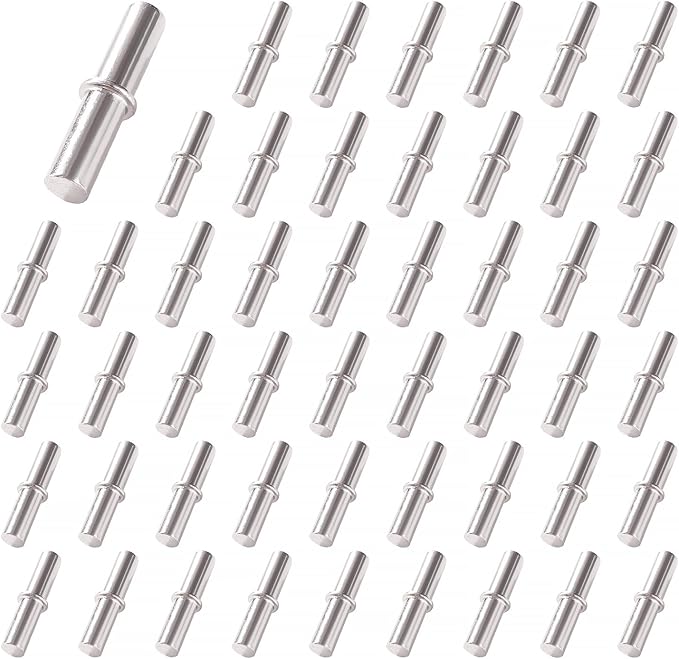 50 Stück 25x5 Mm Regalstifte, Regalstützstifte, Für Küchenschränke Und Bücherregale