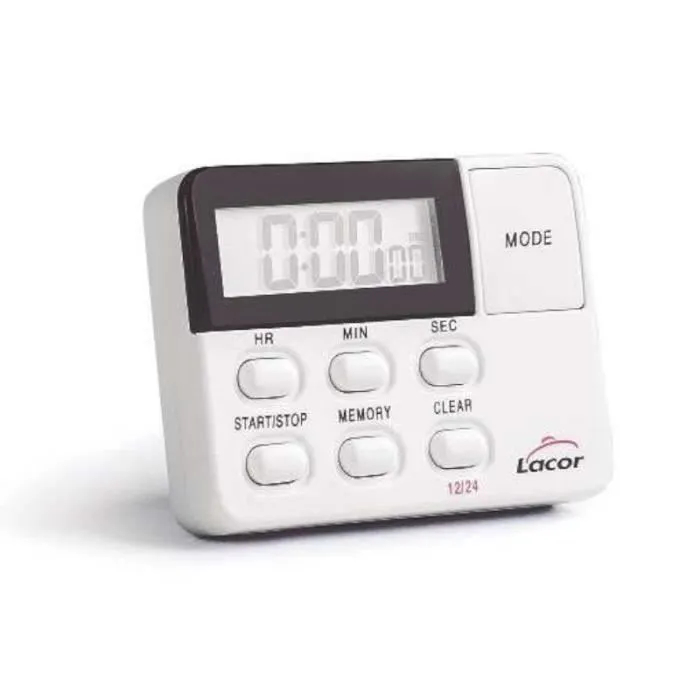 Küchenwecker Lacor 60802 Programmierbar Lcd 24h