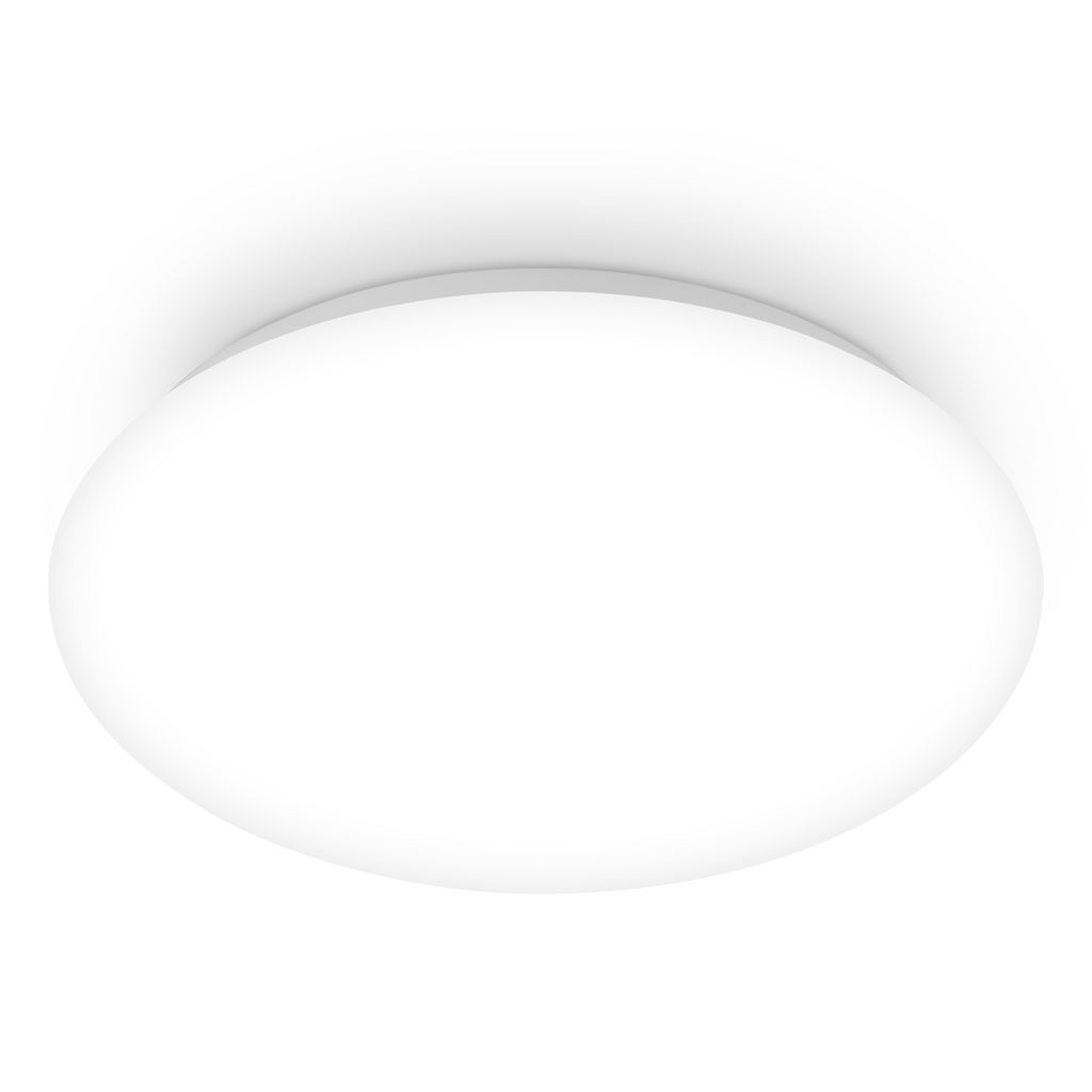Briloner Led Deckenlampe Ip44 Spritzwasserschutz Ø28x6,5 Cm Rund 19w 2400lm 4000k Neutralweiß Weiß - Deckenleuchte Badezimmer Feuchtraum Büro