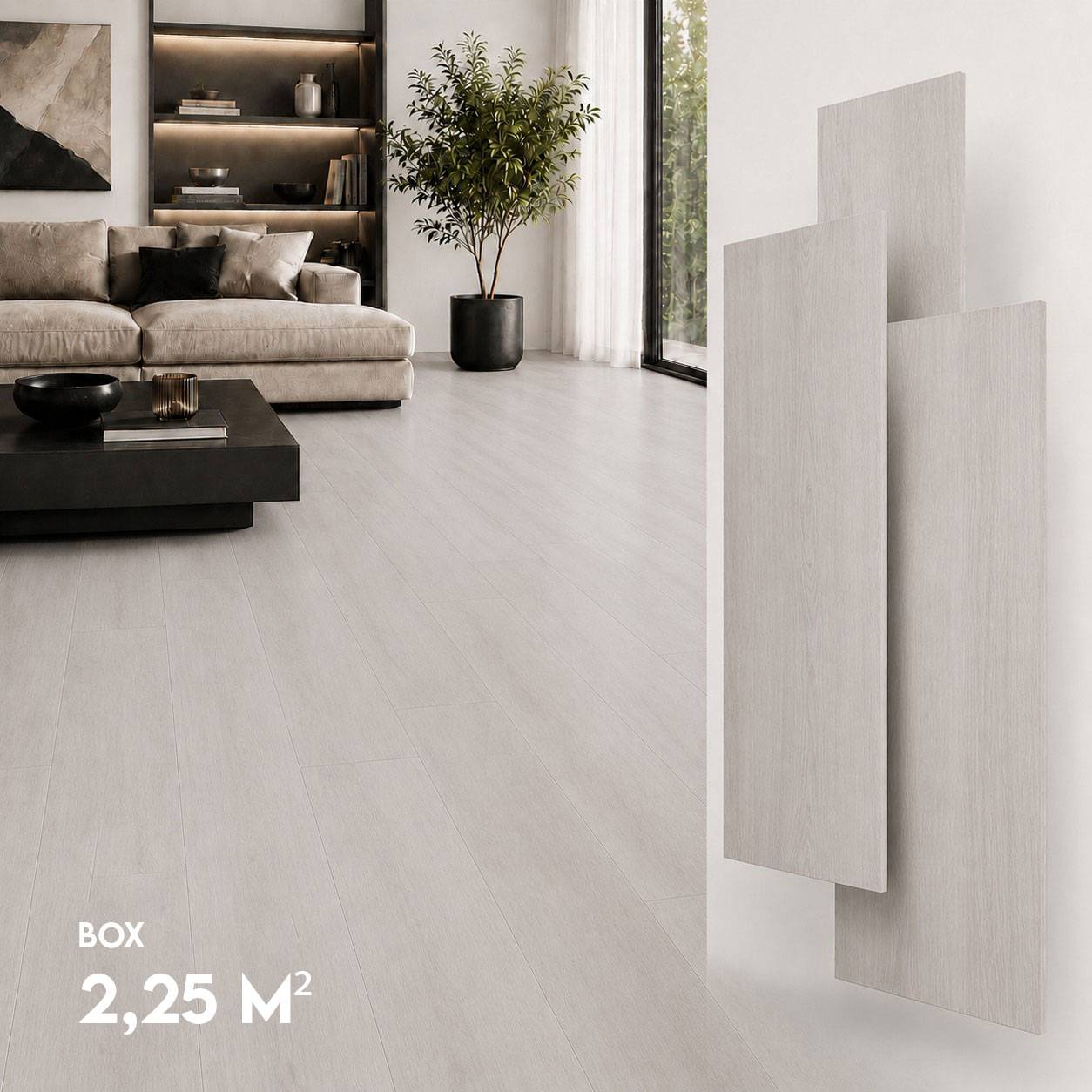 Spc Klick Hart Vinylboden, Wasserfest, Bodenbeläge, 4mm + 1mm Unterlage, Box 2,25 M² Mons Maple