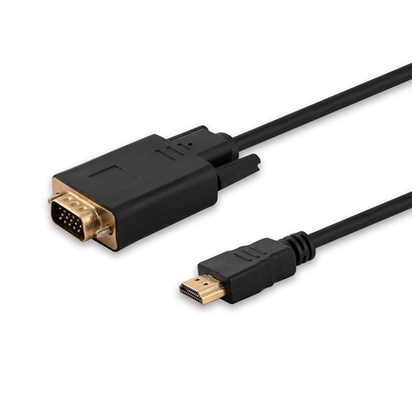 Savio Cl-103 Video Cable Adapter 1.8 M Hdmi Type A (standard) Vga (d-sub) Black