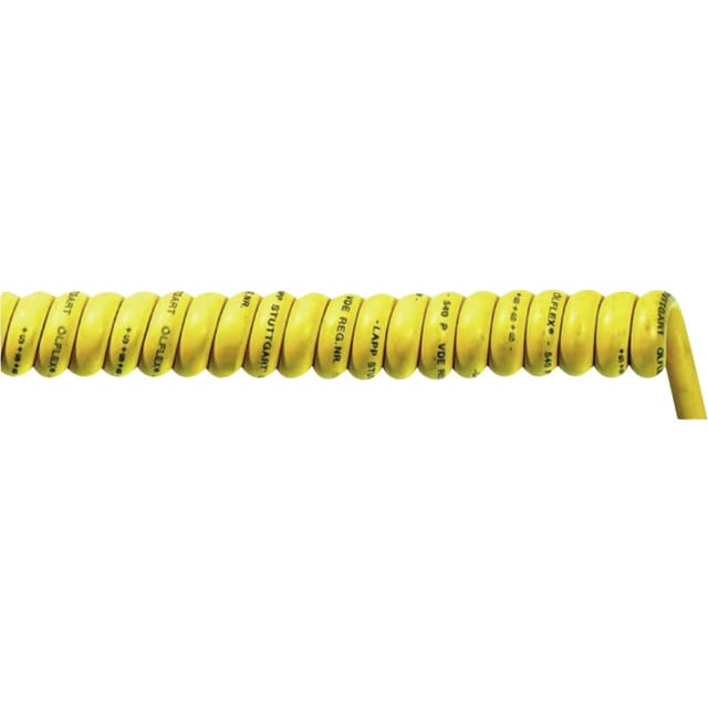 Lapp Ölflex Spiral 540 P Flexibles Gelbes Spiral-kabel 700-2000 Mm