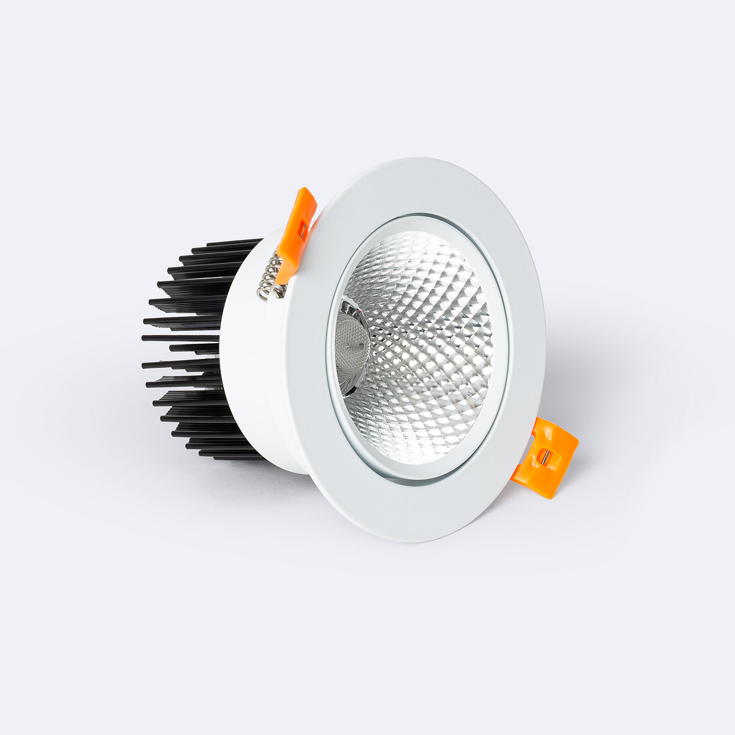 Ledkia - Led Downlight Einbaustrahler 12w Rund Cob Cri90 Ausschnitt Ø 90 Mm No Flicker 5000k Kaltweiß
