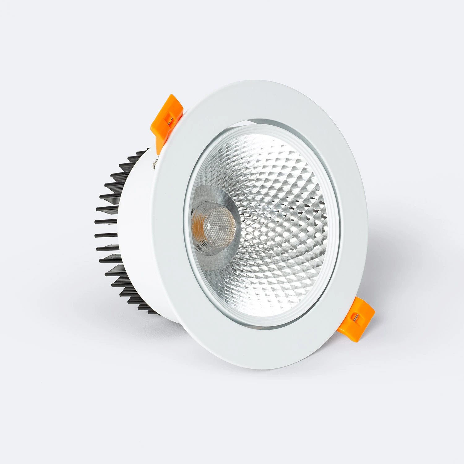 Ledkia - Led Downlight Einbaustrahler 15w Rund Cob Cri90 Ausschnitt Ø 113 Mm No Flicker 5000k Kaltweiß