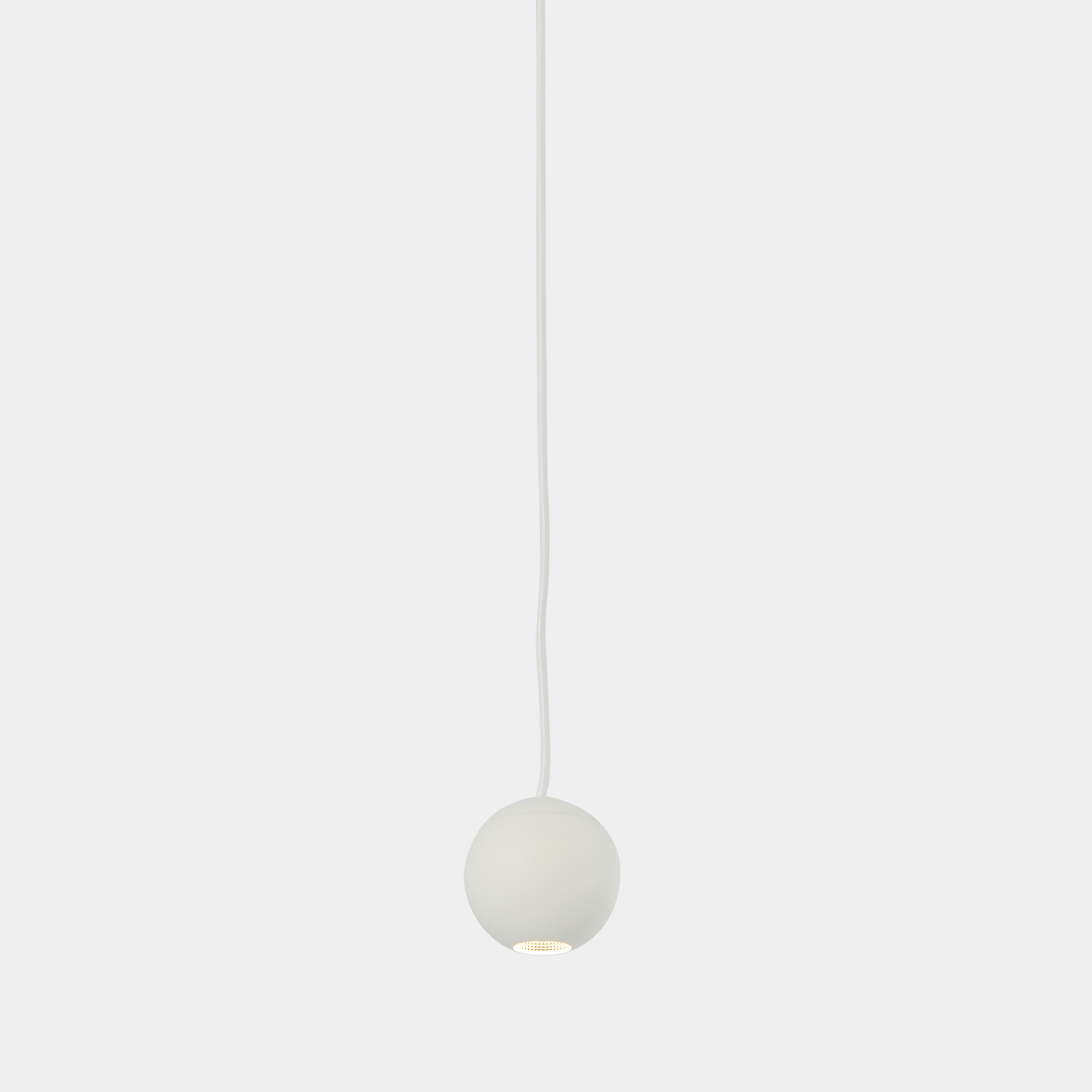 Ledsc4 Punto - Pendelleuchte Mit Warmweiß 3000k. Gehäuse Aus Aluminium. Farbe Weiß