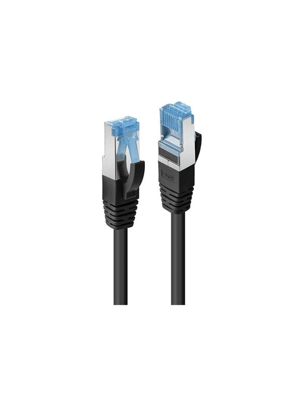Lindy - 47419 Rj45 Netzwerkkabel, Patchkabel Cat 6a S/ftp 15.00 M Schwarz 1 St.