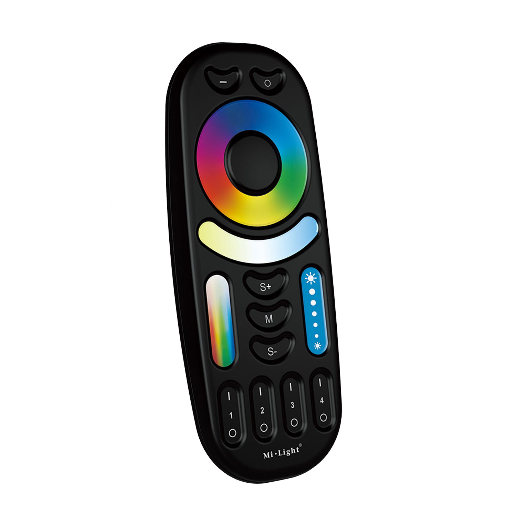 Led Rgb + Cct - 4 Zonen Fernbedienung - Schwarz - Fut092b -