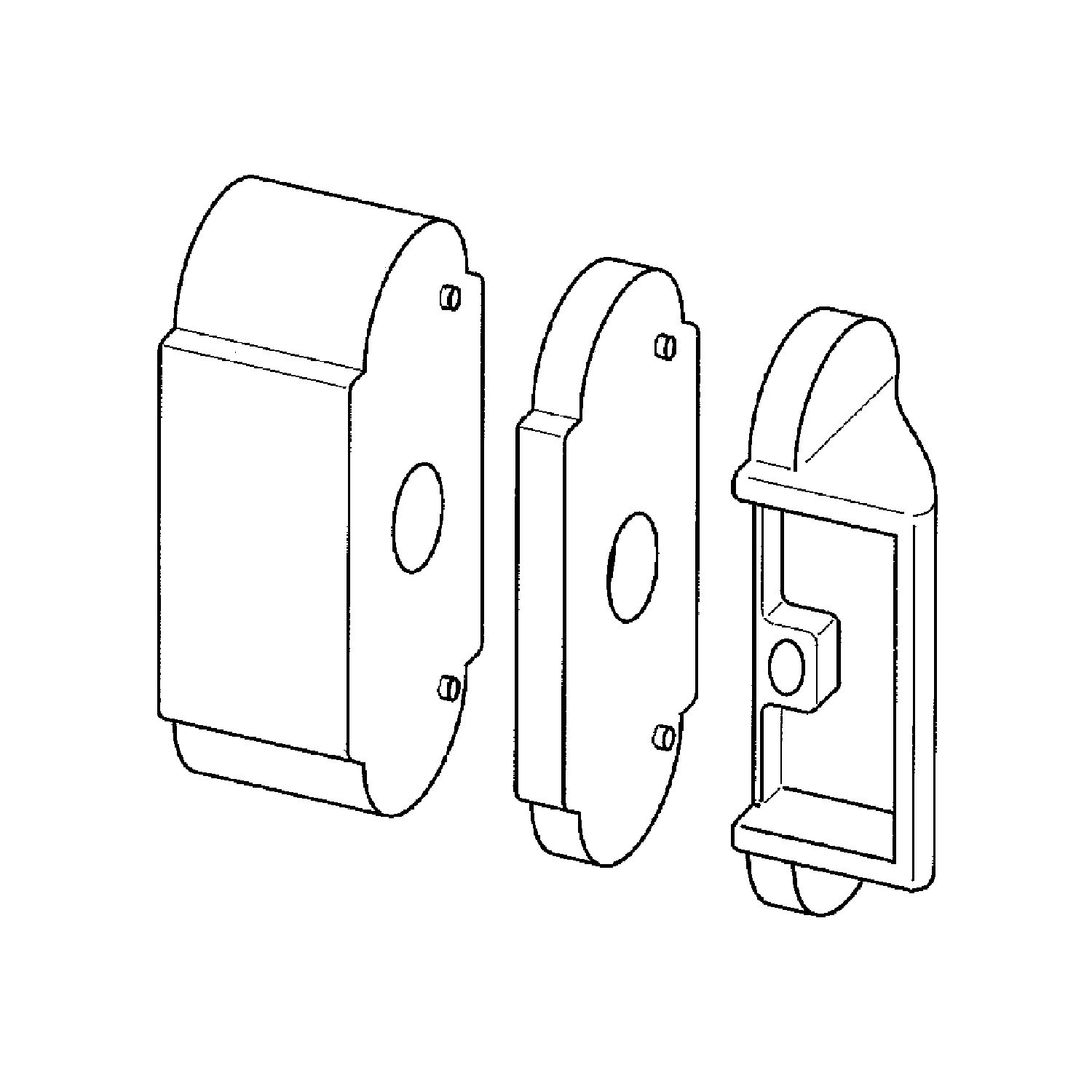 Maco - Rustico Unterlage Für Komfort-ladenhalter, Stärke 5 Mm, Schwarz (40318)