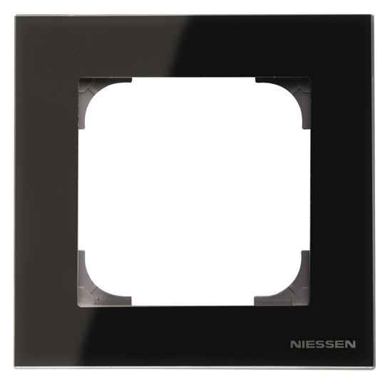 Frame 1 Element Schwarzglas Niessen Sky 8571 Cn