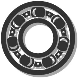 Flanschlager-gehäuseeinheit Ukfc208 D1 40 Mm Rund