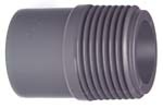 Gf Übergangsnippel Pvc-u D 16x3/8" Ag