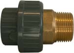 Gf Übergangsverschraubung Pvc-u/ms D 20x1/2" Ag Dichtung Epdm