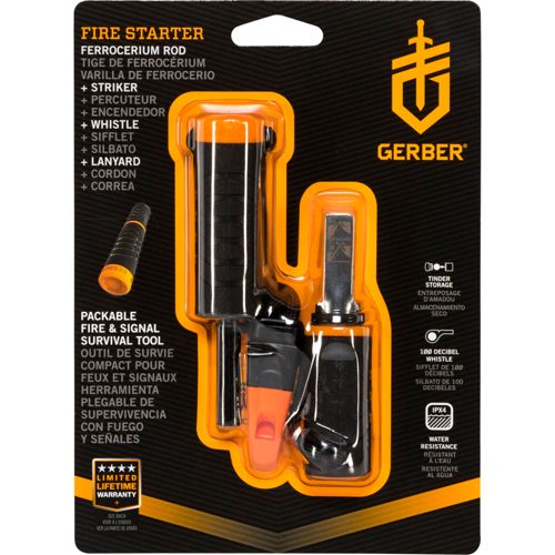 Feuerstarter Anzündhilfe Mit Wasserdichtem Zunderlager - Gerber