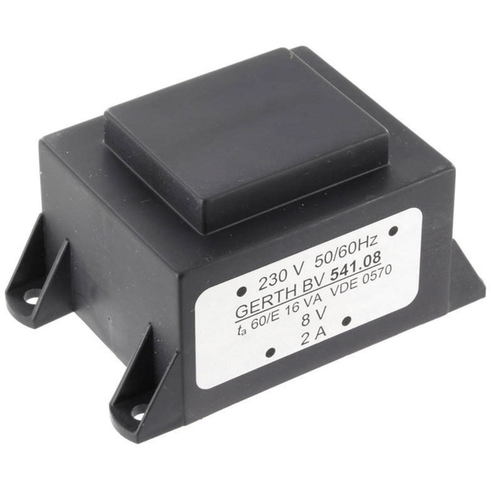 Pta542401 Printtransformator 1 X 230 V 1 X 24 V/ac 16 Va 666 Ma - Gerth