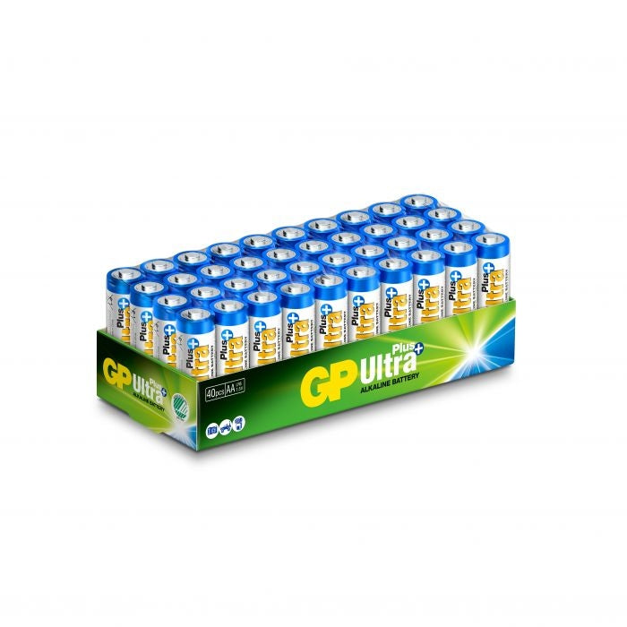 Gp Ultra Plus Aa Alkaline-batterie, 15aup/lr6, 40er-packung, 151381