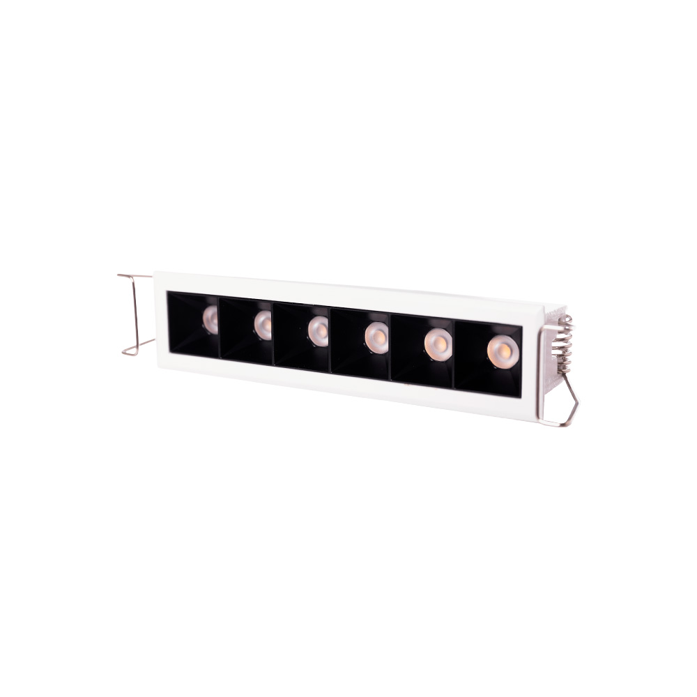 Greenice - Led-downlight-strahler 8w 575lm 2700ºk Rechteckig Pro Smd3030 50.000h [jw-8w-m-ww]