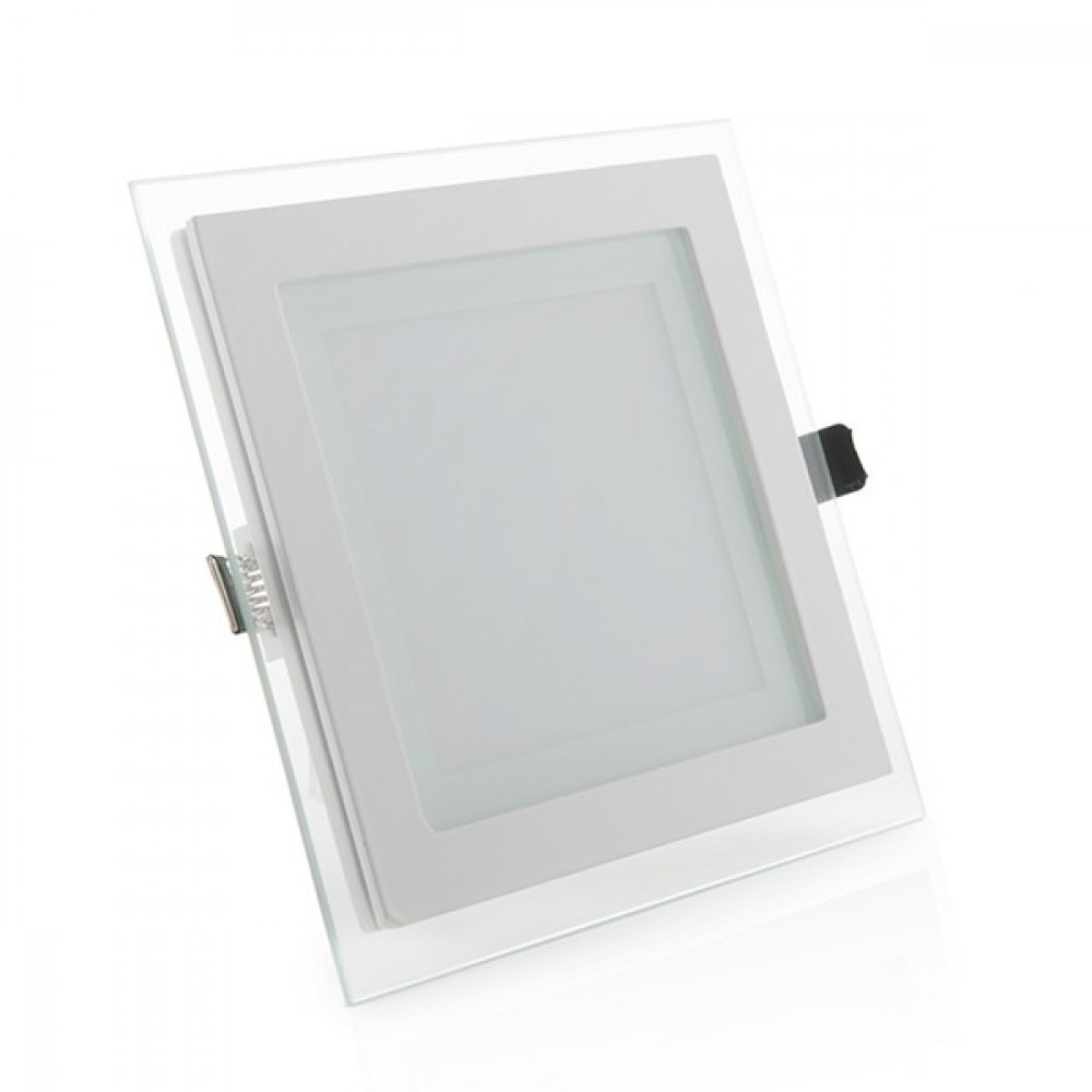 Greenice - Led Downlight 12w 1200lm 4200ºk Quadratisch Glas 40.000h [gr-mb02-12w-w]