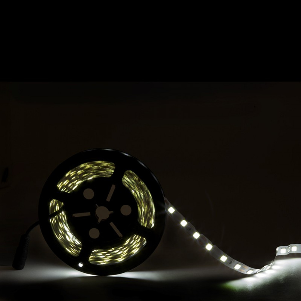 Greenice - Streifen Mit 60 Leds/m 100 W 6.900 Lm Cri85 6000 ºk Smd5054 12 Vdc Ip20 X 5 M 40.000 H [ca-60-5054-12-ip20-cw] – Kaltweiß
