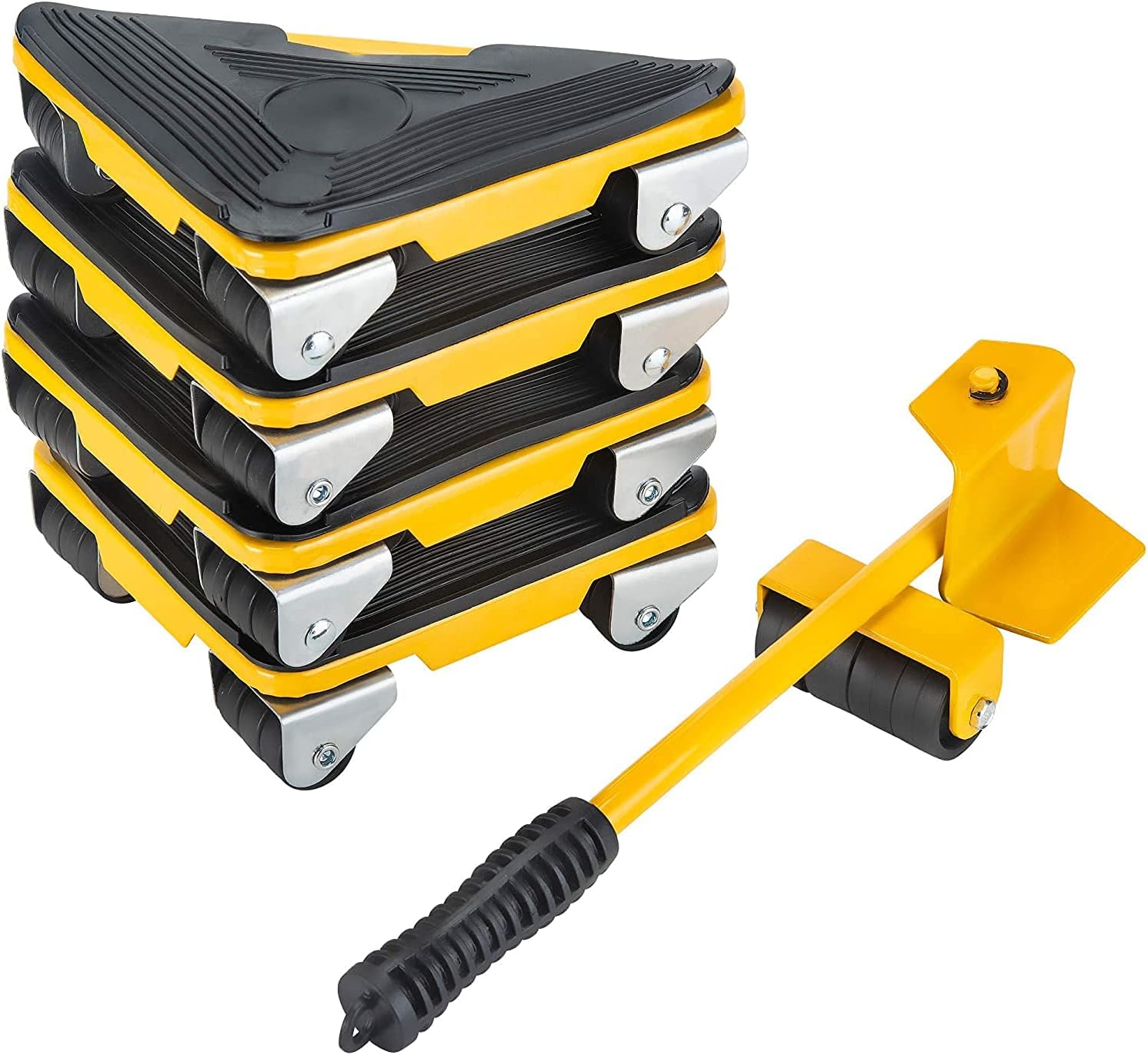 Möbelgleiter Mit Rollen, Schwerlast-möbeltransportset, 360° Drehbare Gleiter, 5er-set Für Schwere Möbel, Maximale Traglast: 300 Kg