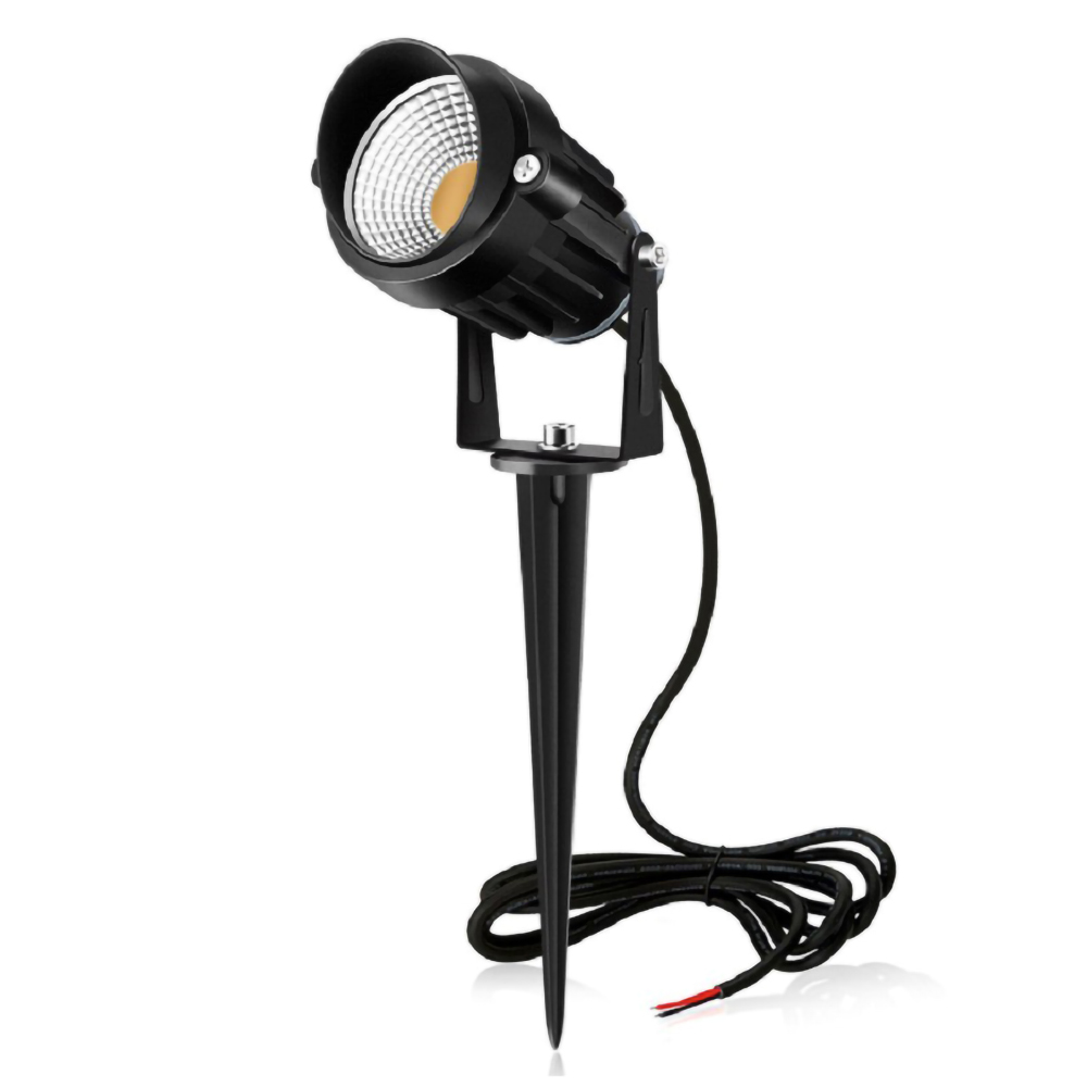 Led-gartenstrahler Mit Erdspieß, Cob 220 V, Led-gartenleuchte Für Wege, Außenstrahler, Warmweißes Licht 3000 K, Vielseitig Einsetzbar Für Wege, Einfahrten, Garageneinfahrten, Balkone Und Terrassen