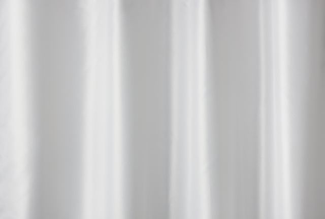 Duschvorhang Dekor 80, Uni Weiß, Polyester, B:4000mm H:2000mm