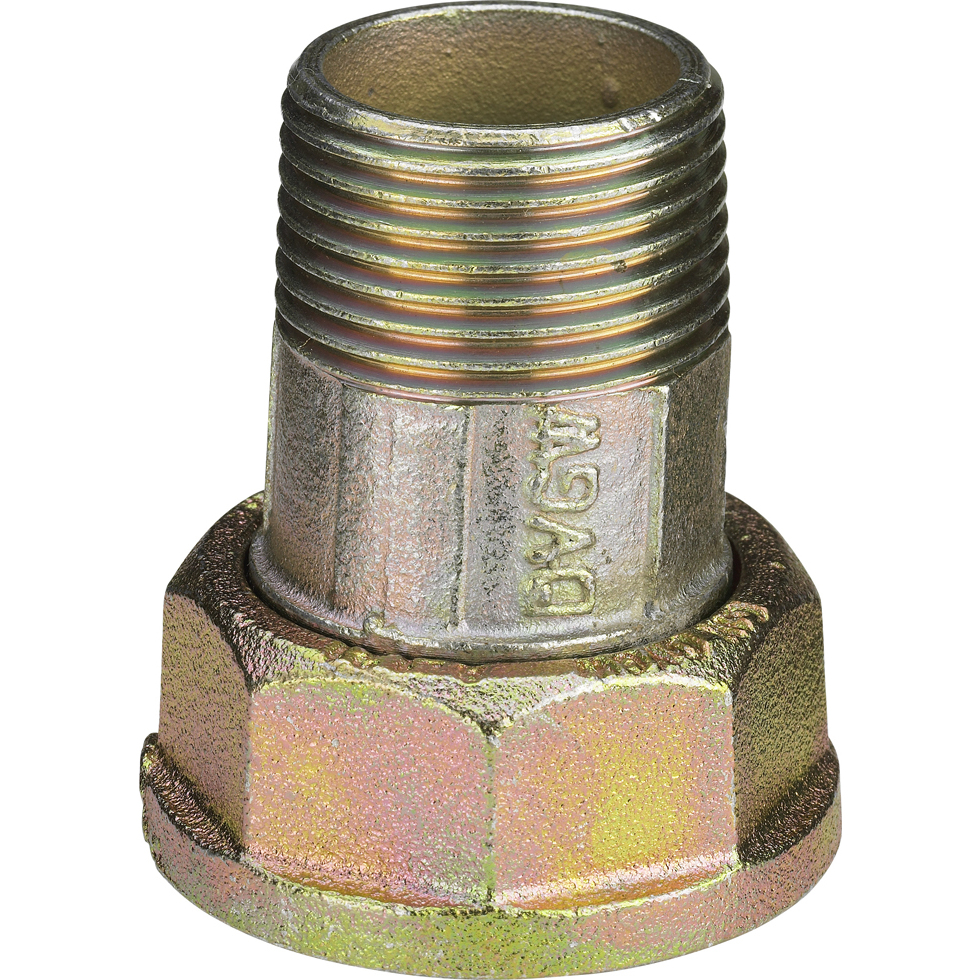 Gaszähler-anschlussverschraubung G2331 In R1 Temperguss