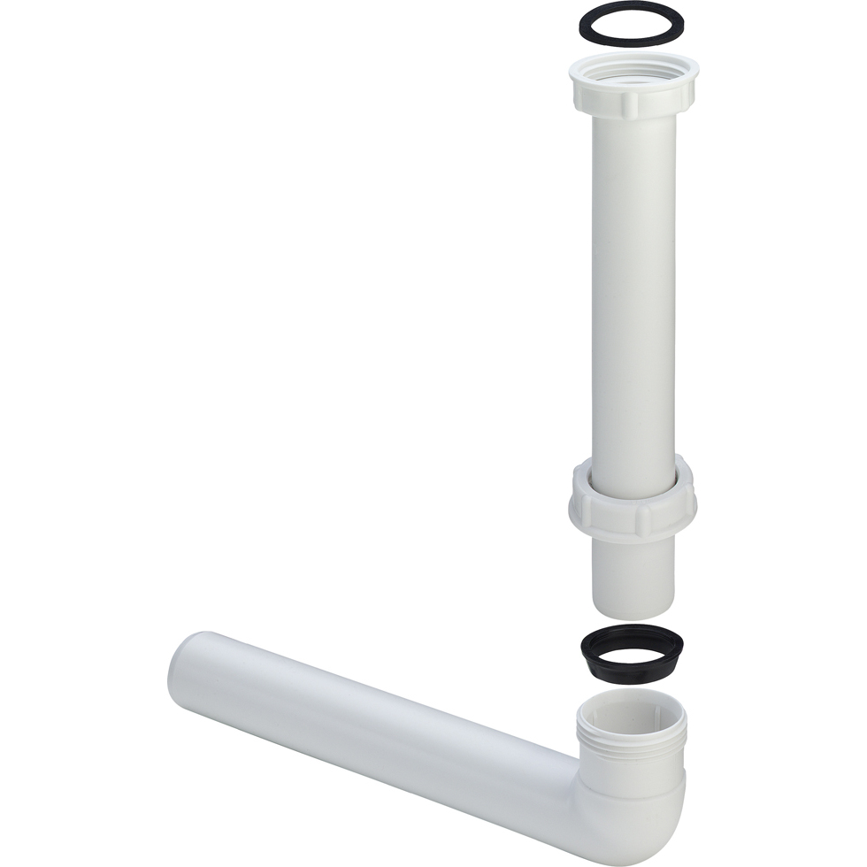 Ablaufbogen 90 Grad 5632.2 In G1 1/4 X 32mm Kunststoff Weiss