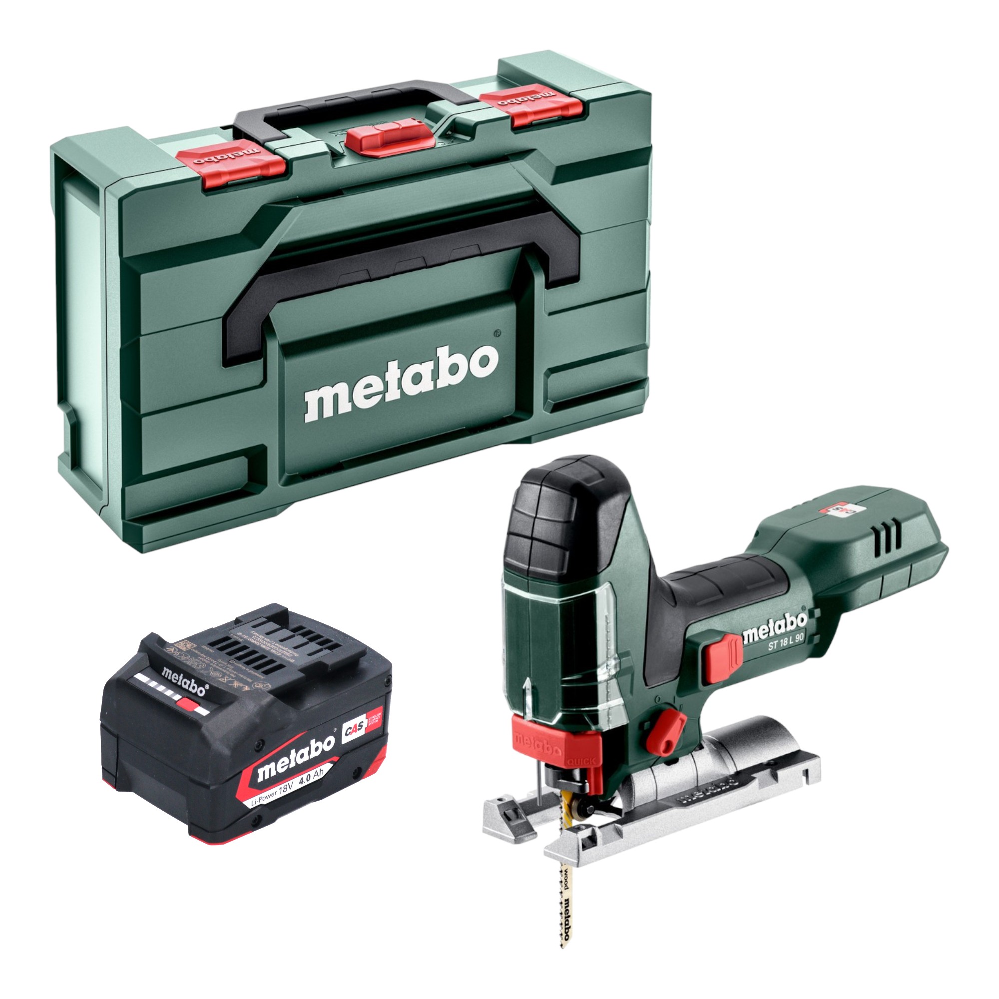 Metabo - St 18 L 90 Akku Stichsäge 18 V 90 Mm + 1x Akku 4,0 Ah + X - Ohne Ladegerät