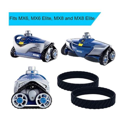 Set Mit 2 Ersatzketten Für Zodiac Mx8 Und Mx6 Poolroboter – Strapazierfähiges Material – Effiziente Und Optimale Reinigung