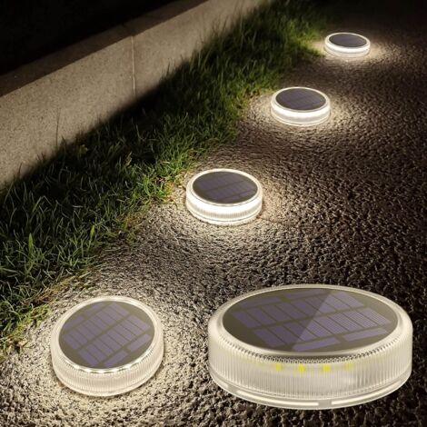 Solarleuchten Für Den Außenbereich. 2er-set. Außenbeleuchtung Für Terrassen, Gärten Und Beete. Dekorative Beleuchtung Für Rasenflächen, Gärten Und Den Einsatz Unterirdisch.