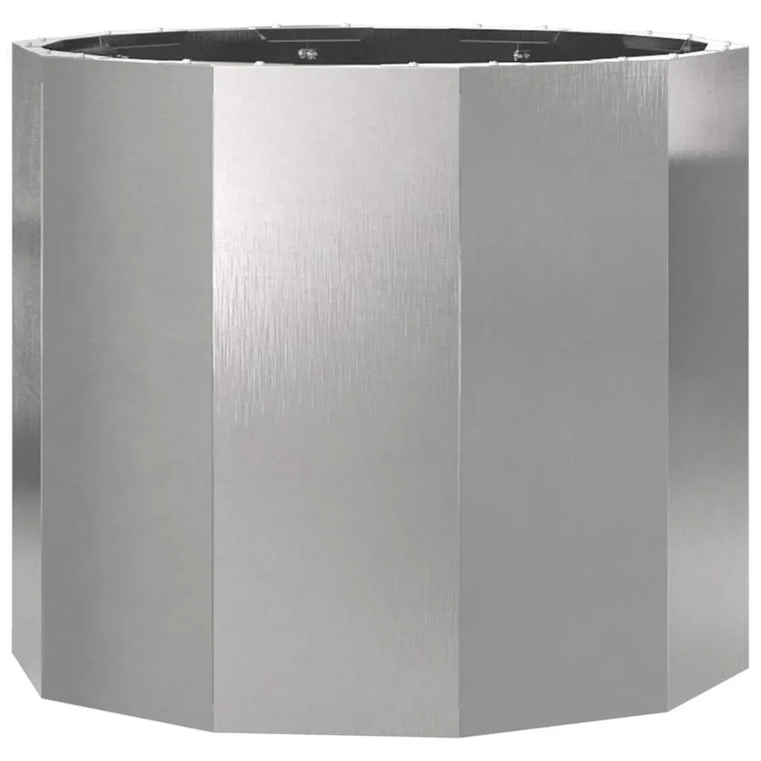 Pflanzkübel Silber 60 X 60 X 50 Cm Edelstahl Vidaxl